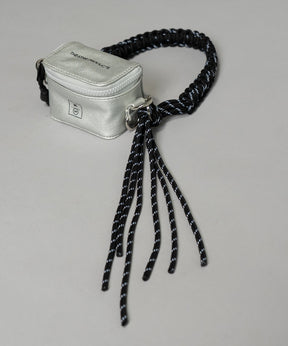 Aluminum Bonded Leather Shoulder Bag