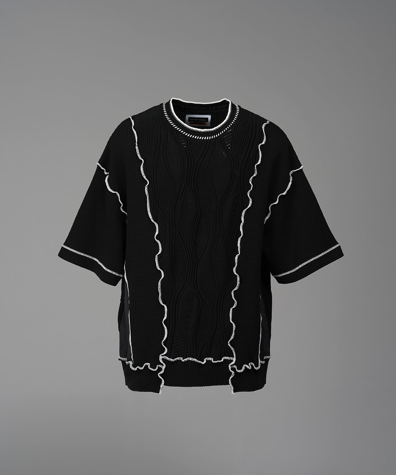 Cotton Bulky Acrylic Blend Prime-Over Gradation Dyeing Knit