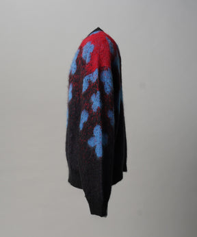 Gradation Short Length Prime-Over V-Neck Knit Pullover