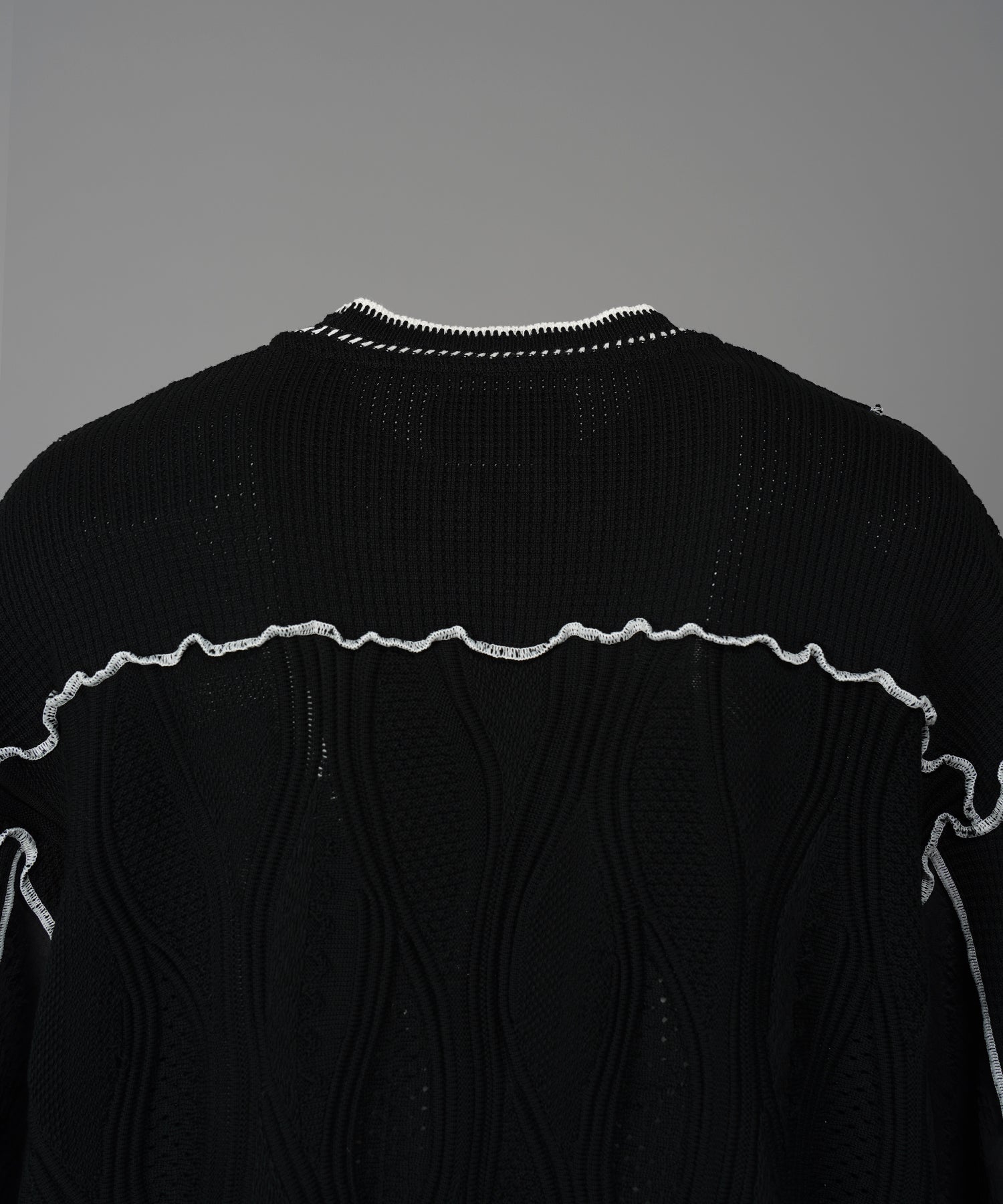 Cotton Bulky Acrylic Blend Prime-Over Gradation Dyeing Knit
