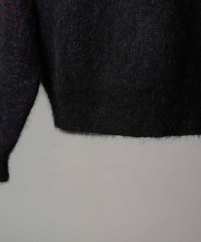 Gradation Short Length Prime-Over V-Neck Knit Pullover