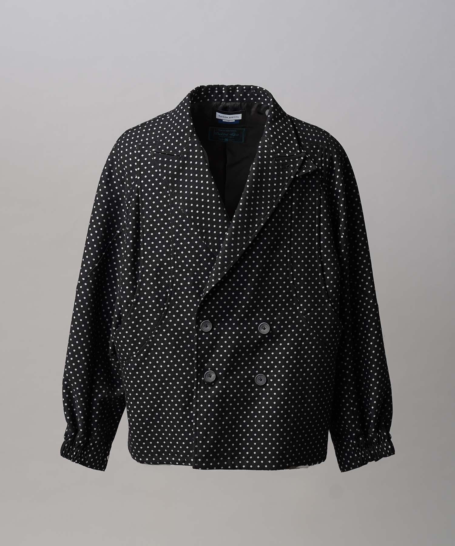 【Italian Dead Stock Fabric】Prime-Over Curved Pocket Jacket