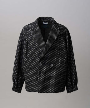 【Italian Dead Stock Fabric】Prime-Over Curved Pocket Jacket