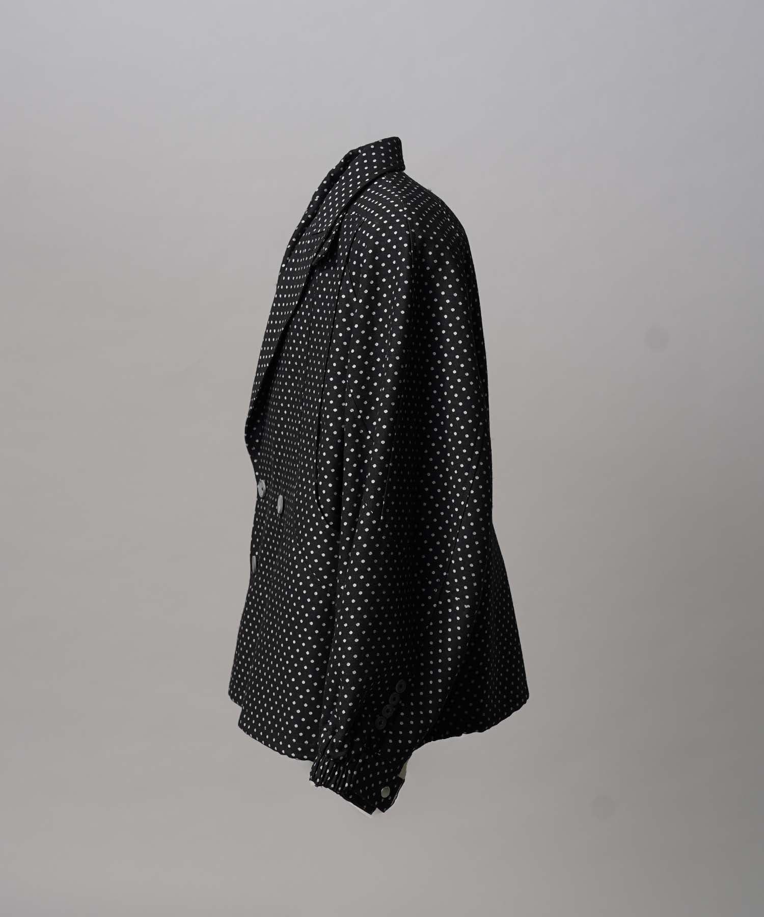 【Italian Dead Stock Fabric】Prime-Over Curved Pocket Jacket