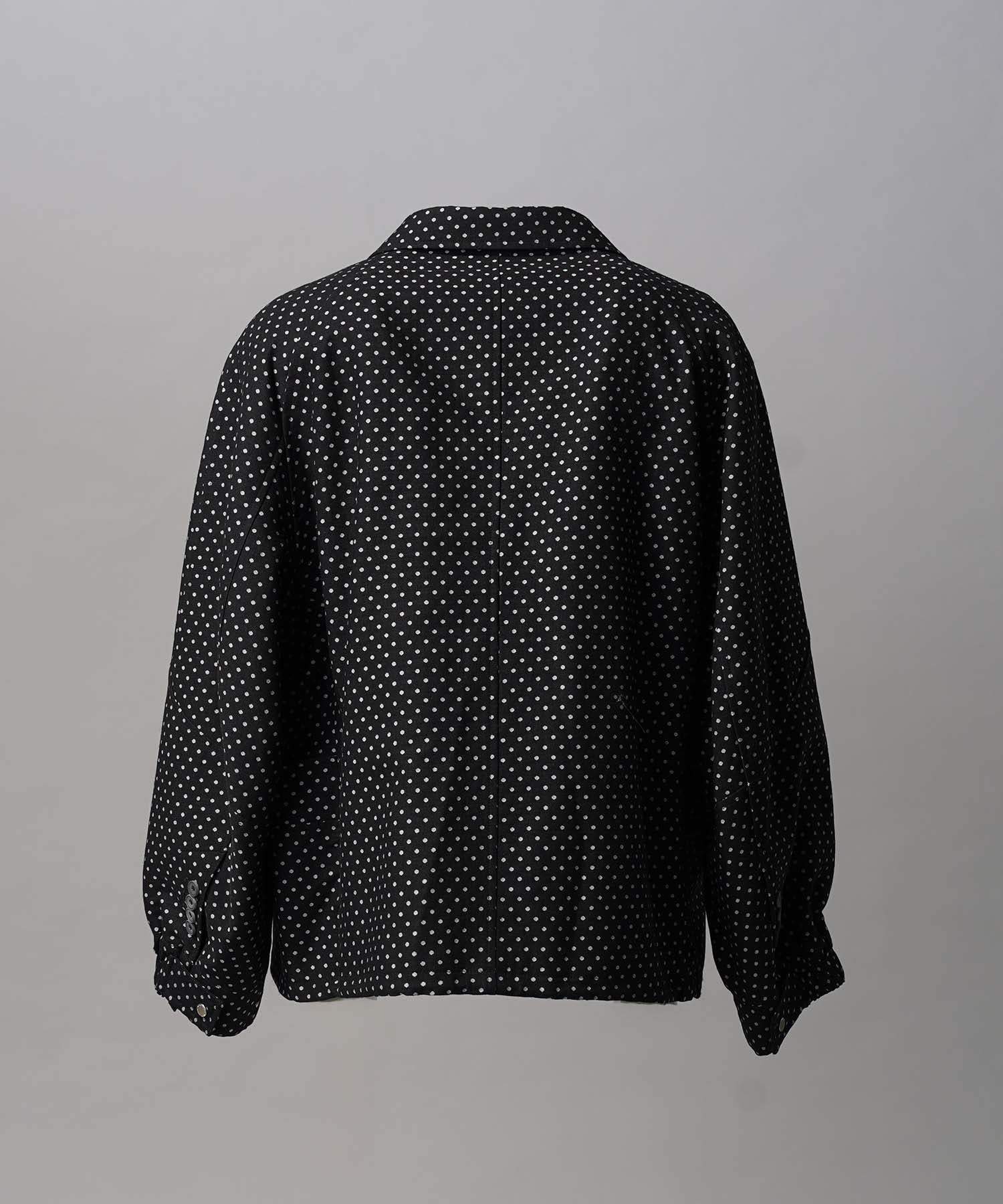 【Italian Dead Stock Fabric】Prime-Over Curved Pocket Jacket