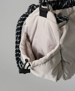 Aluminum Bonded Leather Shoulder Bag