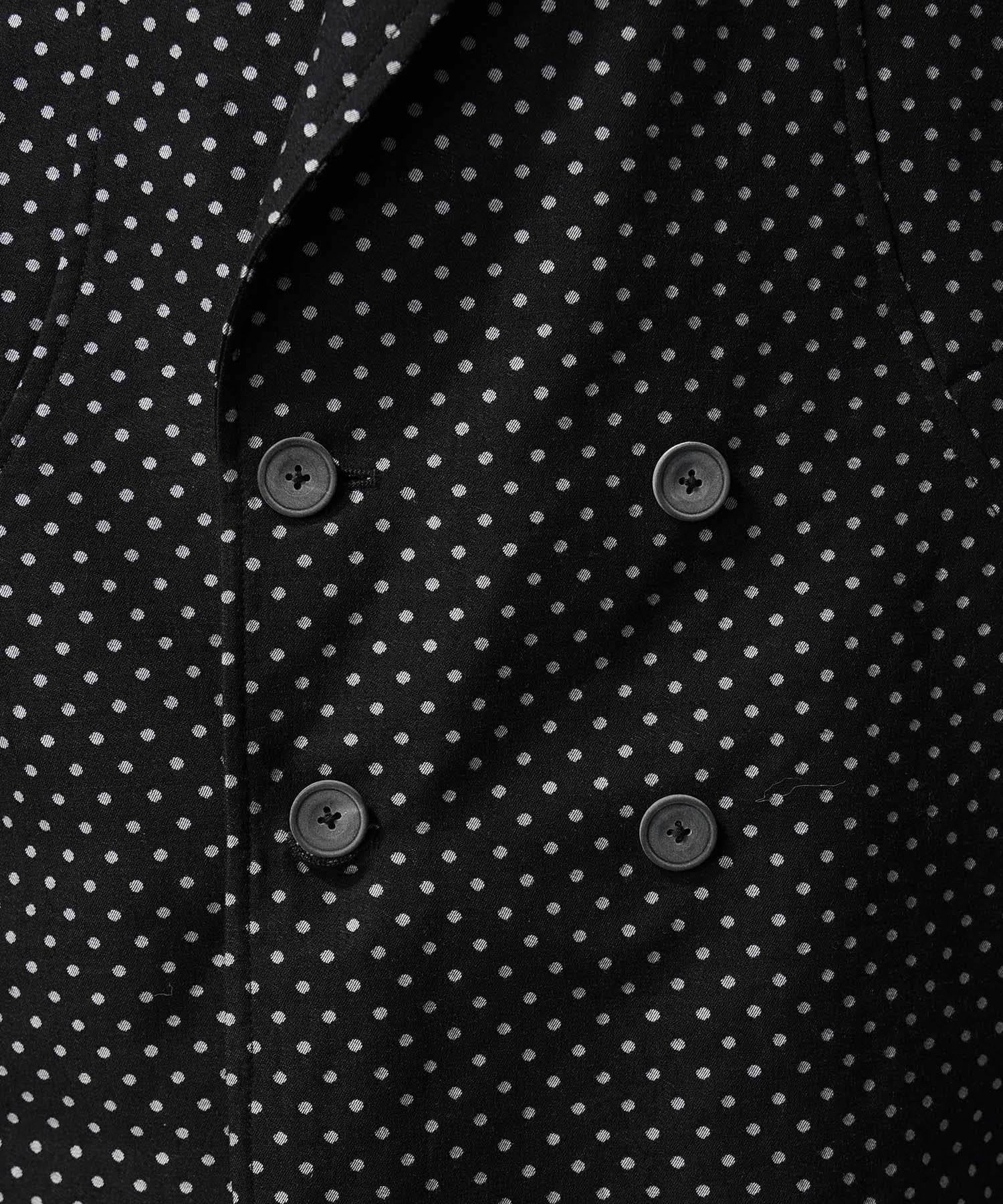 【Italian Dead Stock Fabric】Prime-Over Curved Pocket Jacket