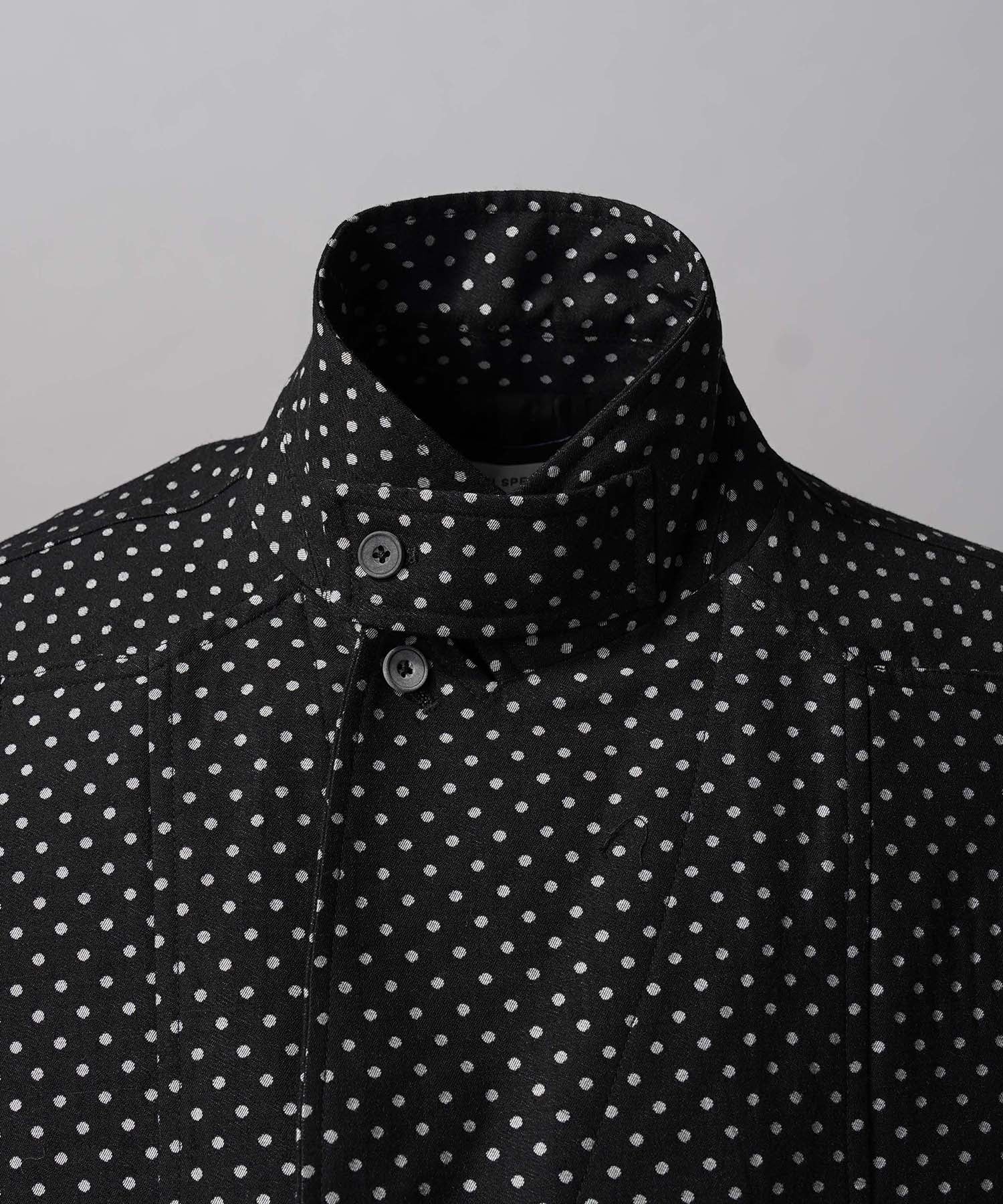 【Italian Dead Stock Fabric】Prime-Over Curved Pocket Jacket