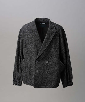 【Italian Dead Stock Fabric】Prime-Over Curved Pocket Jacket