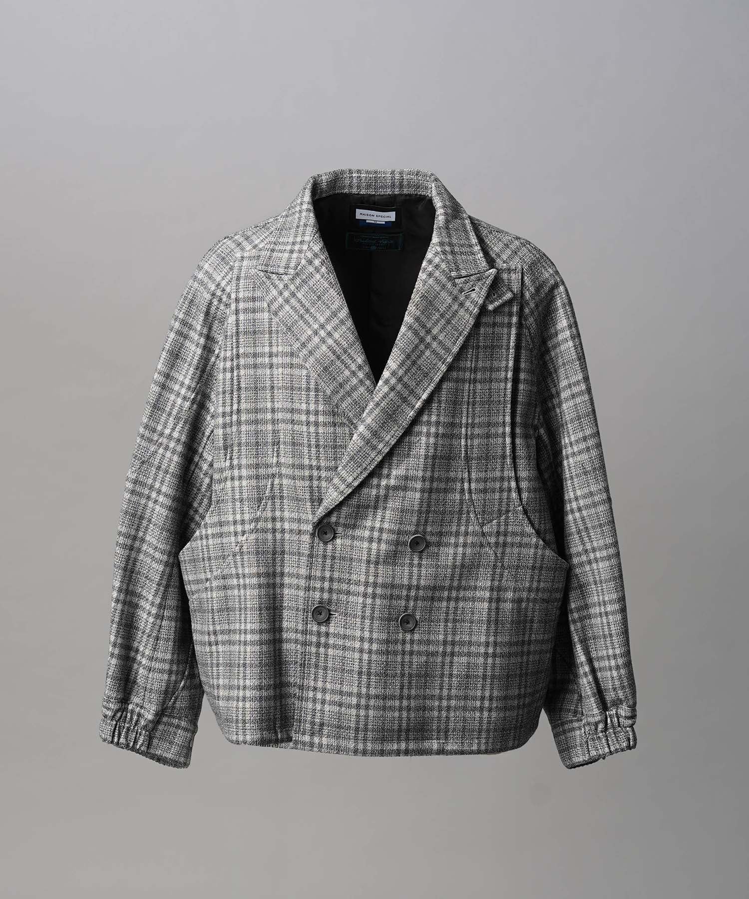 【Italian Dead Stock Fabric】Prime-Over Curved Pocket Jacket