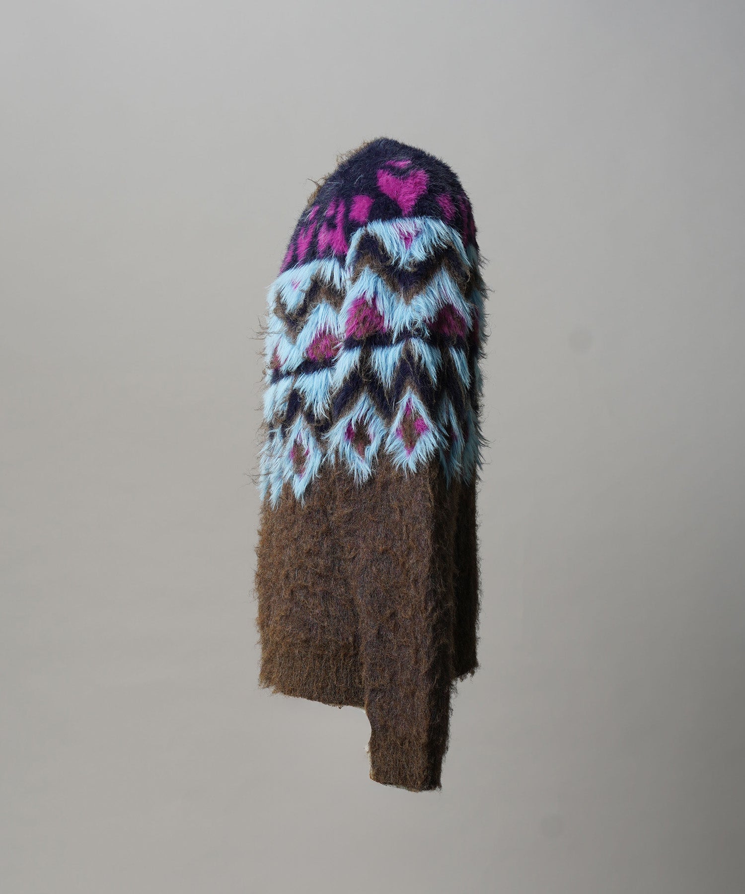 Gradation Short Length Prime-Over V-Neck Knit Pullover