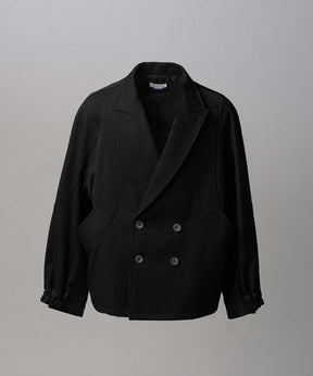 【Italian Dead Stock Fabric】Prime-Over Curved Pocket Jacket