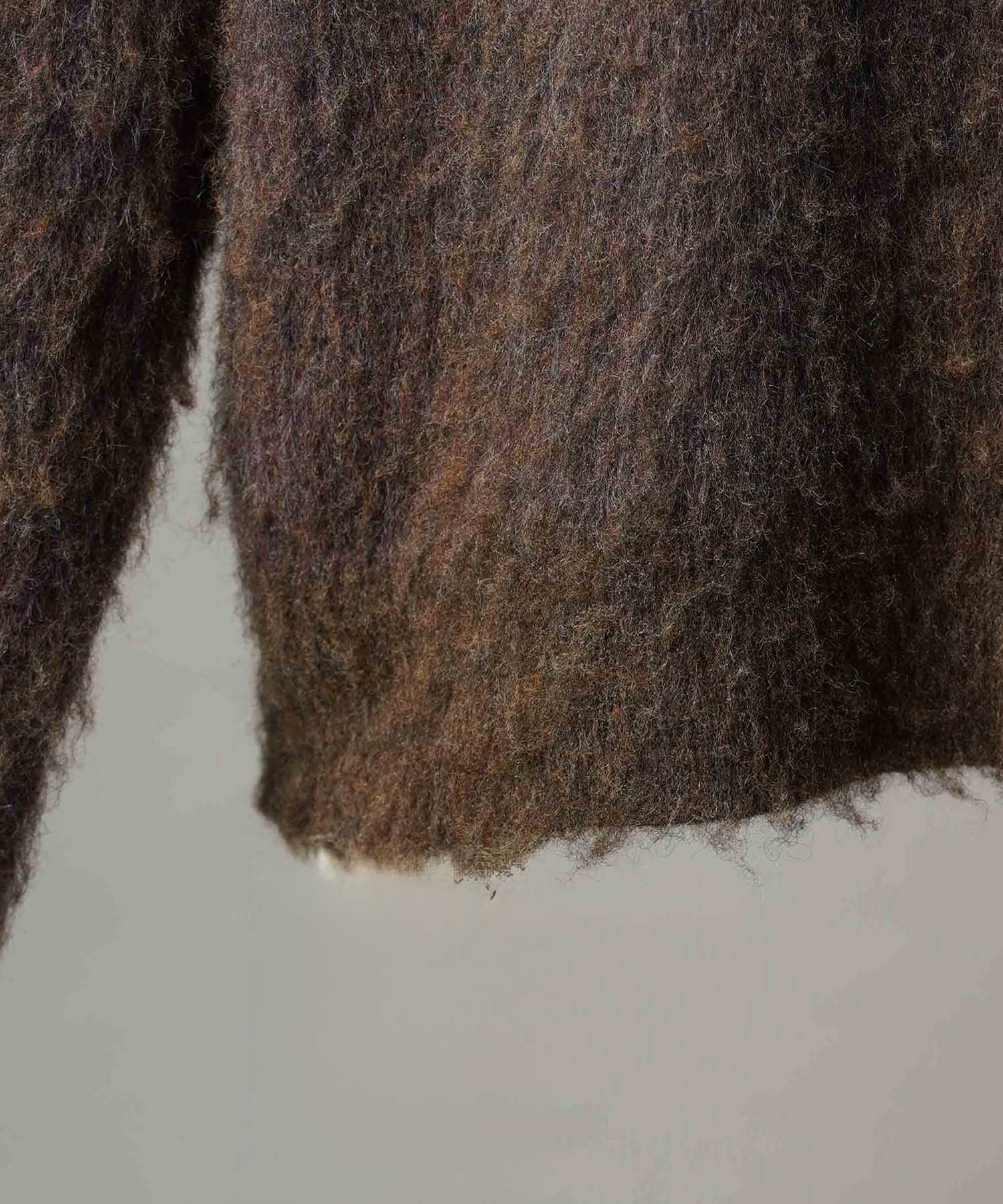 Gradation Short Length Prime-Over V-Neck Knit Pullover