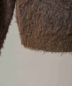 Gradation Short Length Prime-Over V-Neck Knit Pullover