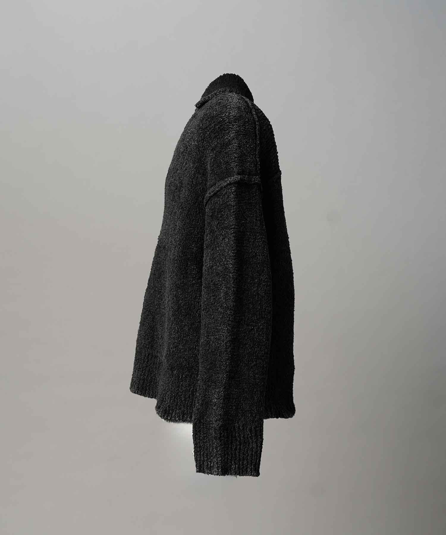 Gradation Short Length Prime-Over V-Neck Knit Pullover