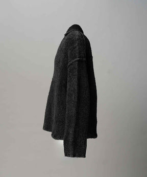 Gradation Short Length Prime-Over V-Neck Knit Pullover