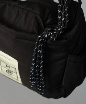 Aluminum Bonded Leather Shoulder Bag