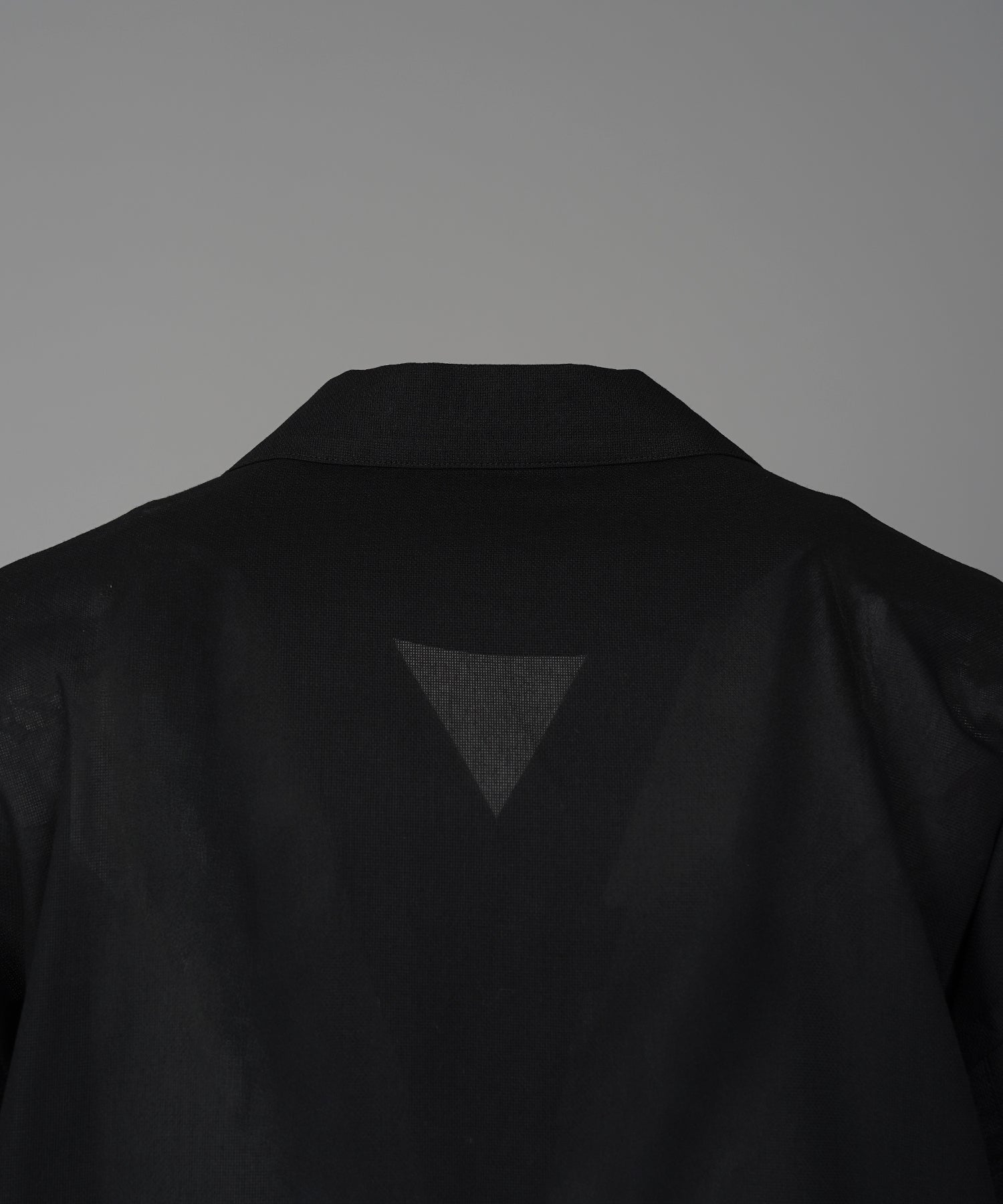 Cargo Pocket Prime-Over Sheer Open Collar Shirt