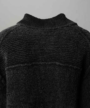 Gradation Short Length Prime-Over V-Neck Knit Pullover