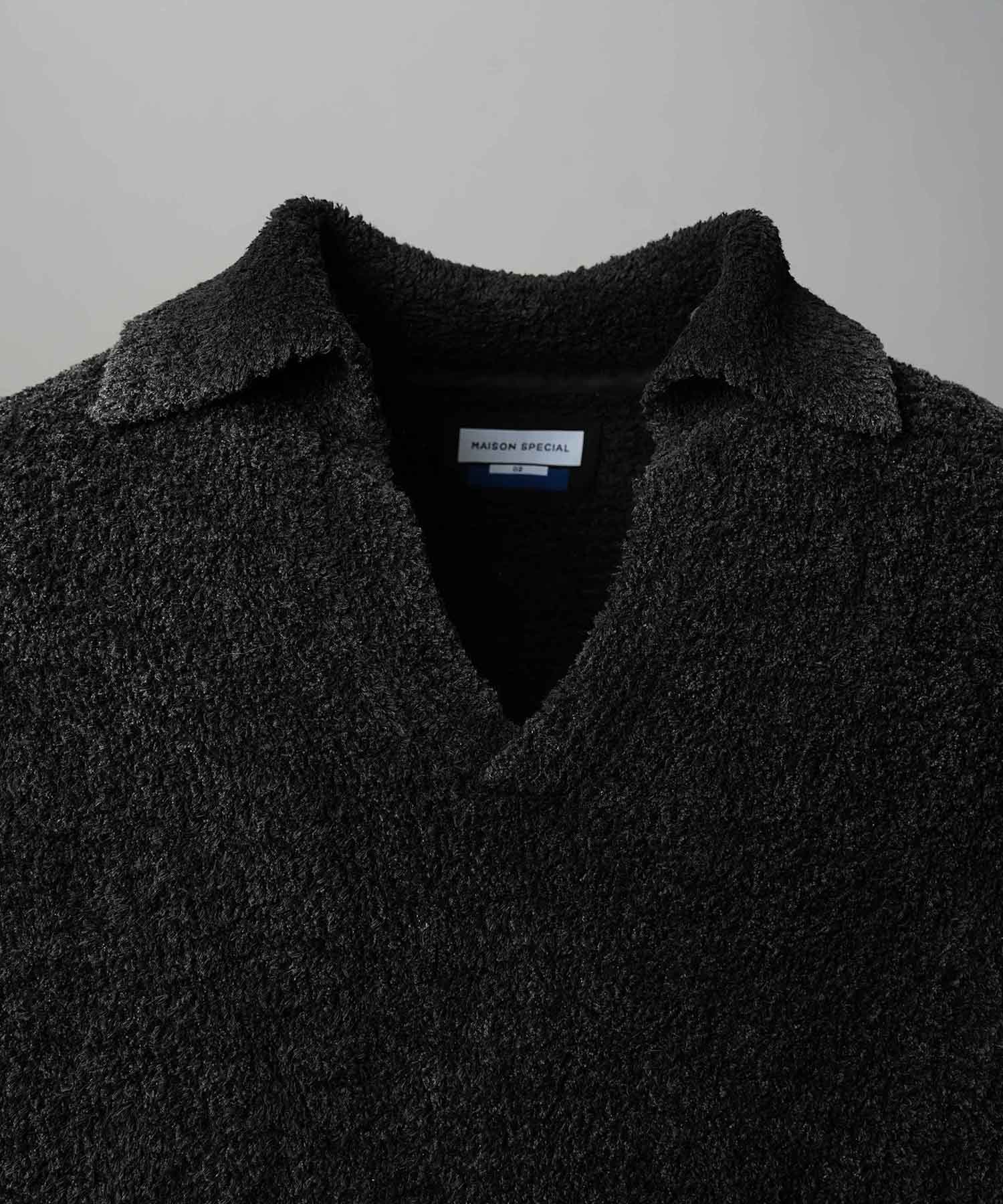 Gradation Short Length Prime-Over V-Neck Knit Pullover