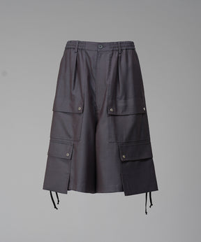 [26SS 预购] 4 色青年布可水洗羊毛 Prime 宽幅工装短裤