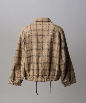 【Italian Dead Stock Fabric】Prime-Over Curved Pocket Blouson