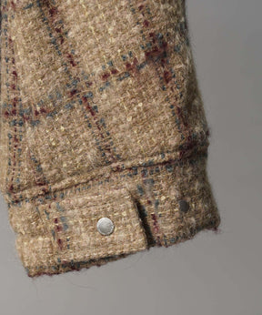 【Italian Dead Stock Fabric】Prime-Over Curved Pocket Blouson