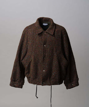 【Italian Dead Stock Fabric】Prime-Over Curved Pocket Blouson