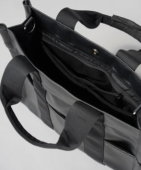 Aluminum Bonded Leather Shoulder Bag