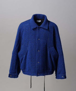 【Italian Dead Stock Fabric】Prime-Over Curved Pocket Blouson