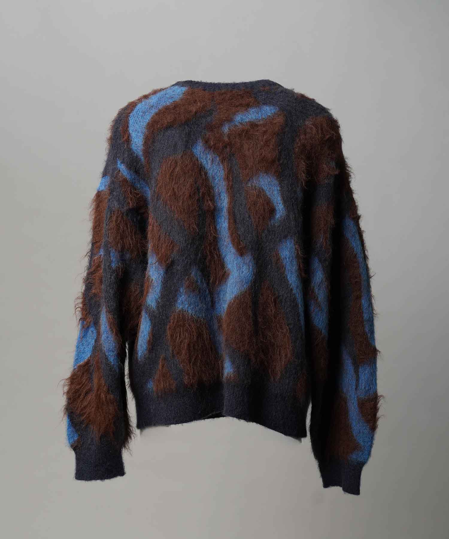 Gradation Short Length Prime-Over V-Neck Knit Pullover