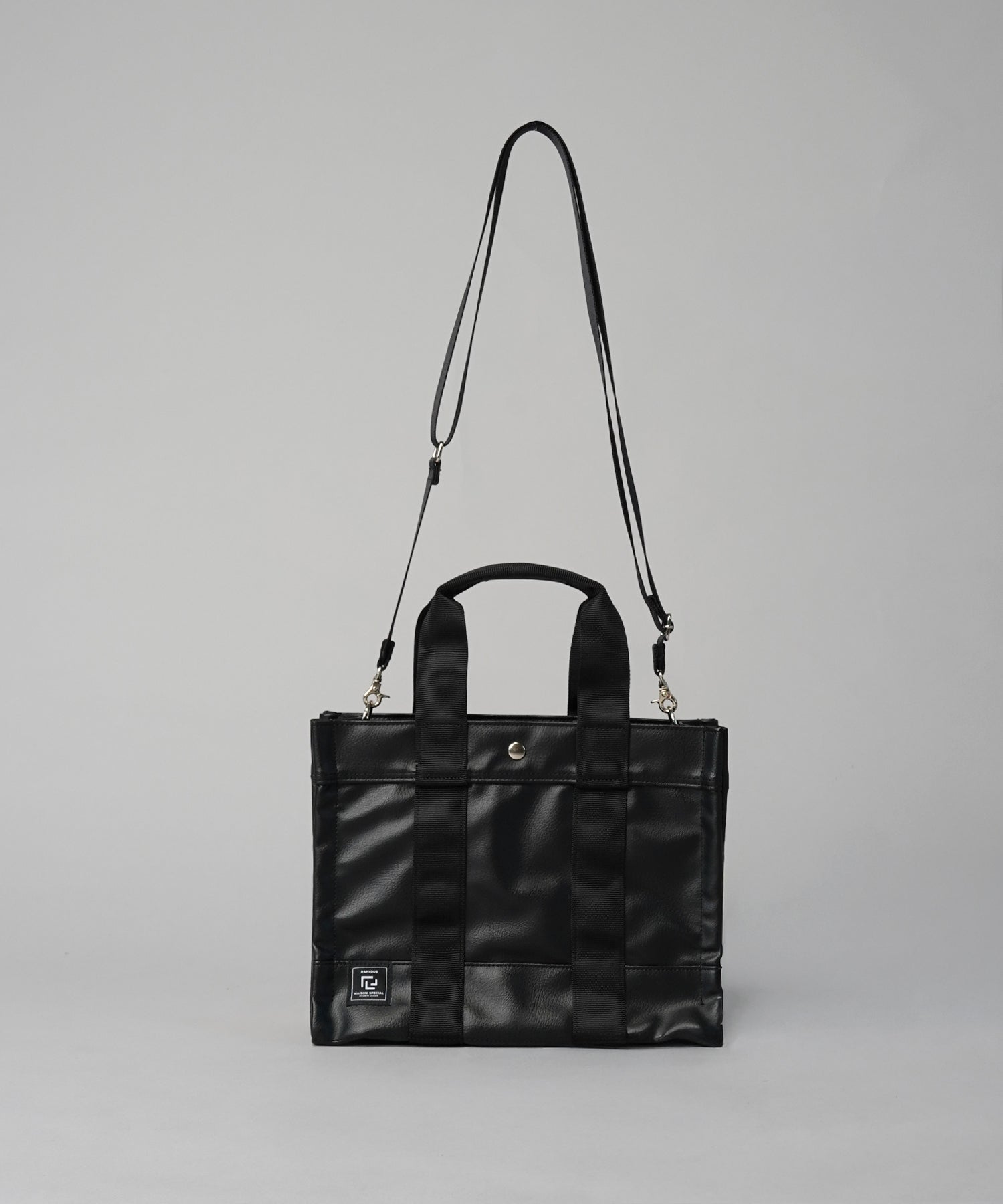 Aluminum Bonded Leather Shoulder Bag