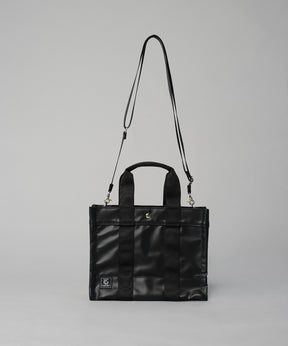 Aluminum Bonded Leather Shoulder Bag