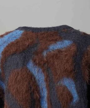 Gradation Short Length Prime-Over V-Neck Knit Pullover