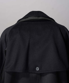 Layering Double Breasted Prime-Over Short Coat