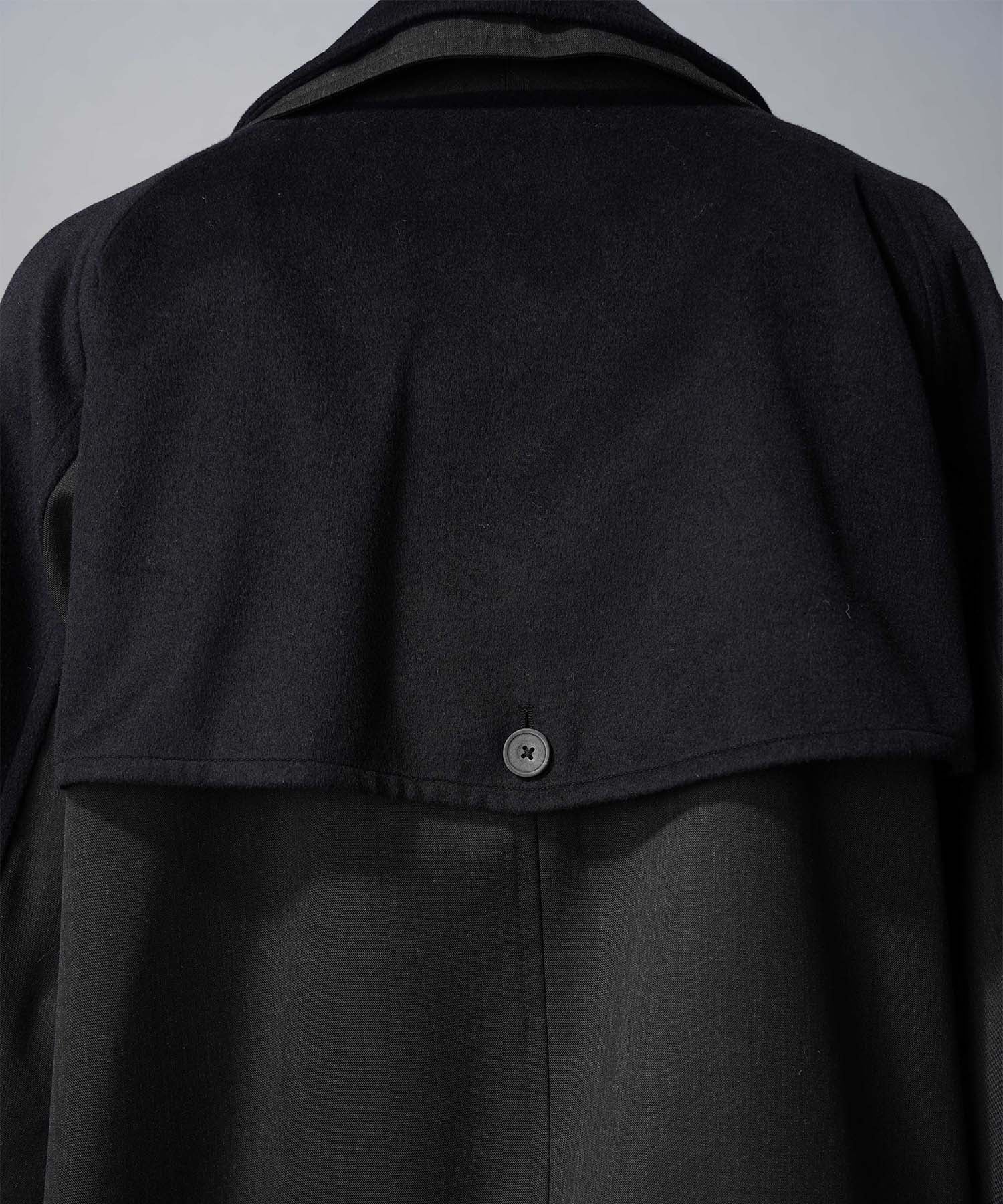 Layering Double Breasted Prime-Over Short Coat