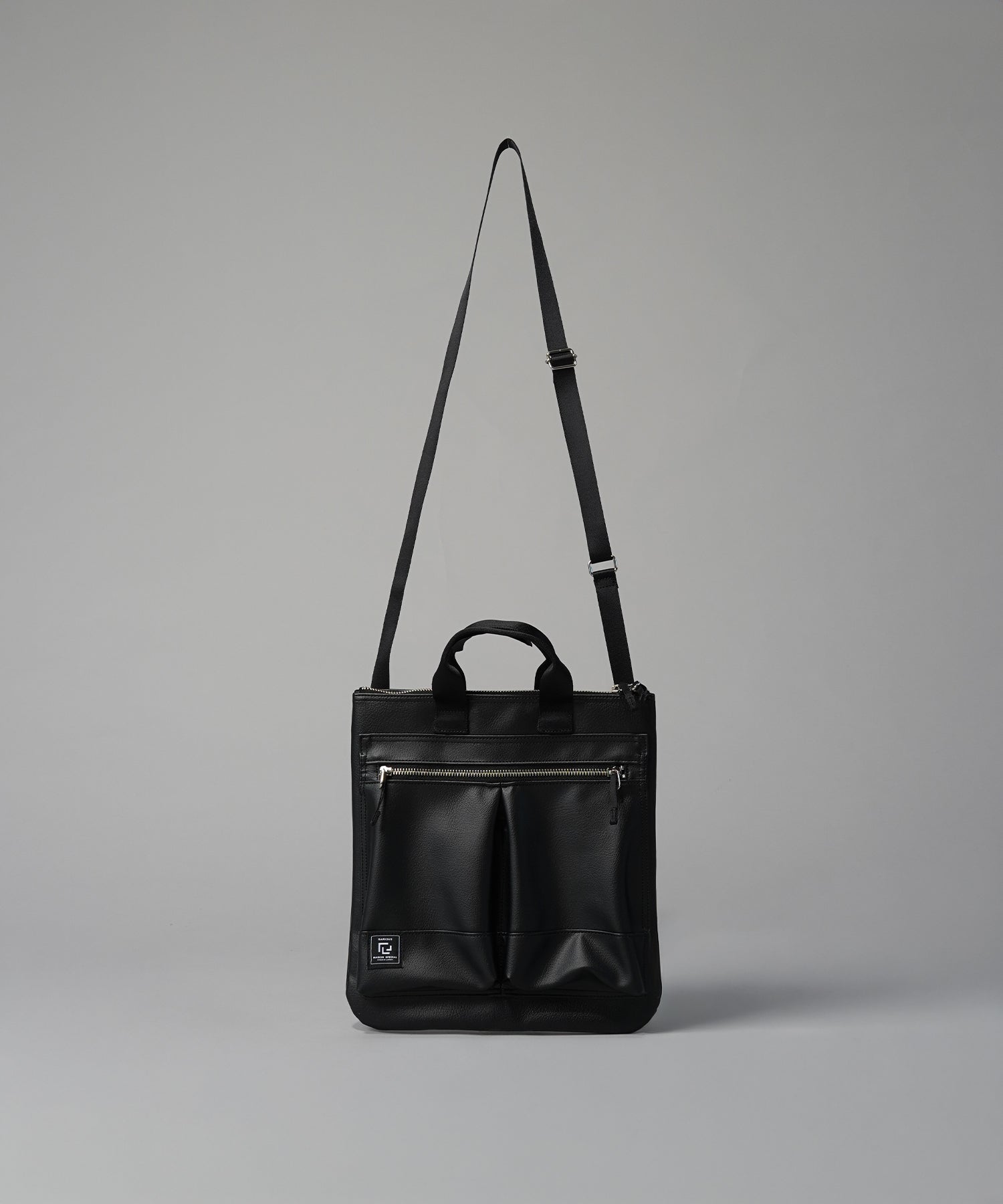 Aluminum Bonded Leather Shoulder Bag