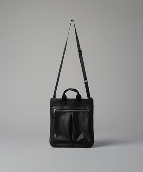 Aluminum Bonded Leather Shoulder Bag