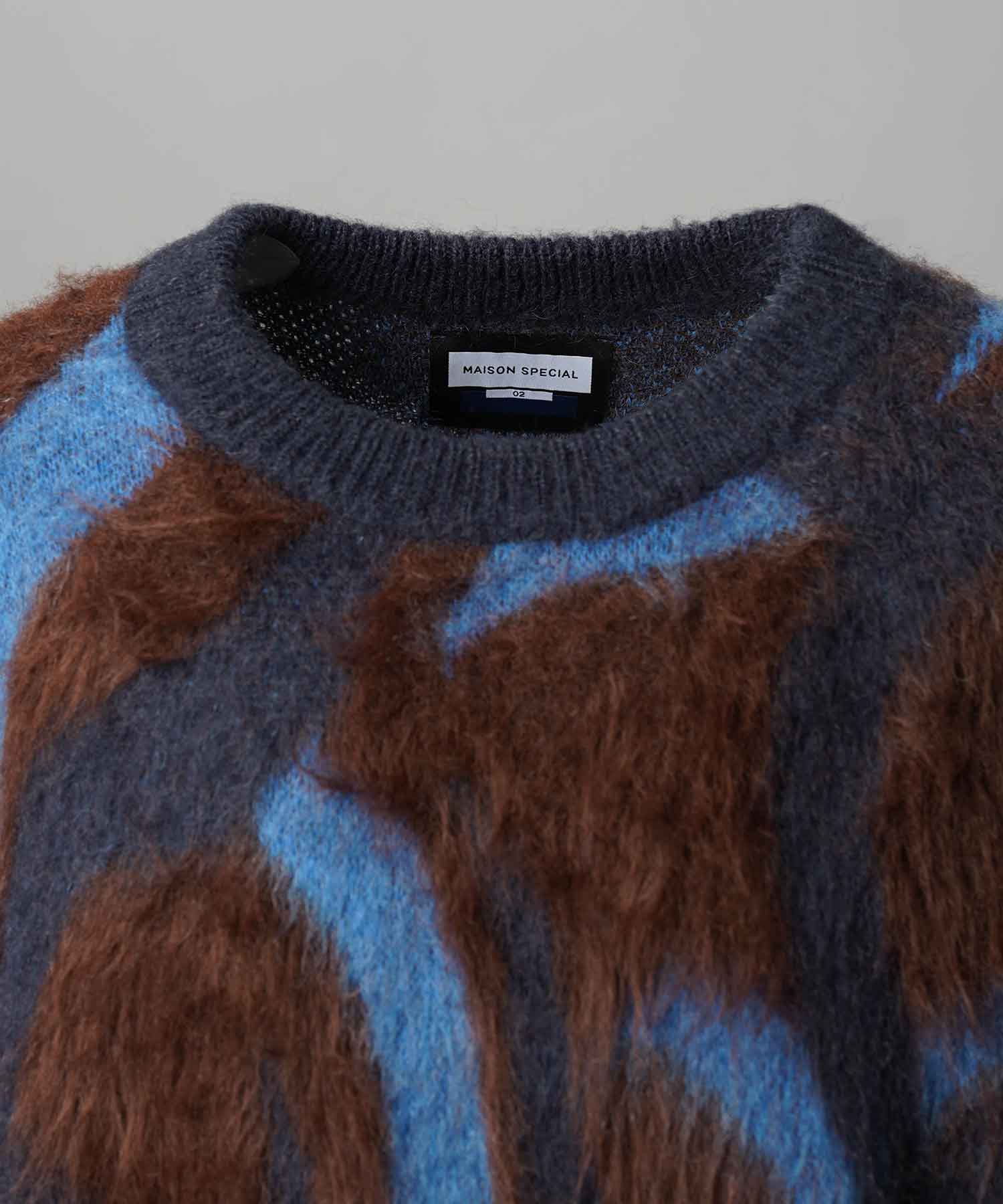 Gradation Short Length Prime-Over V-Neck Knit Pullover