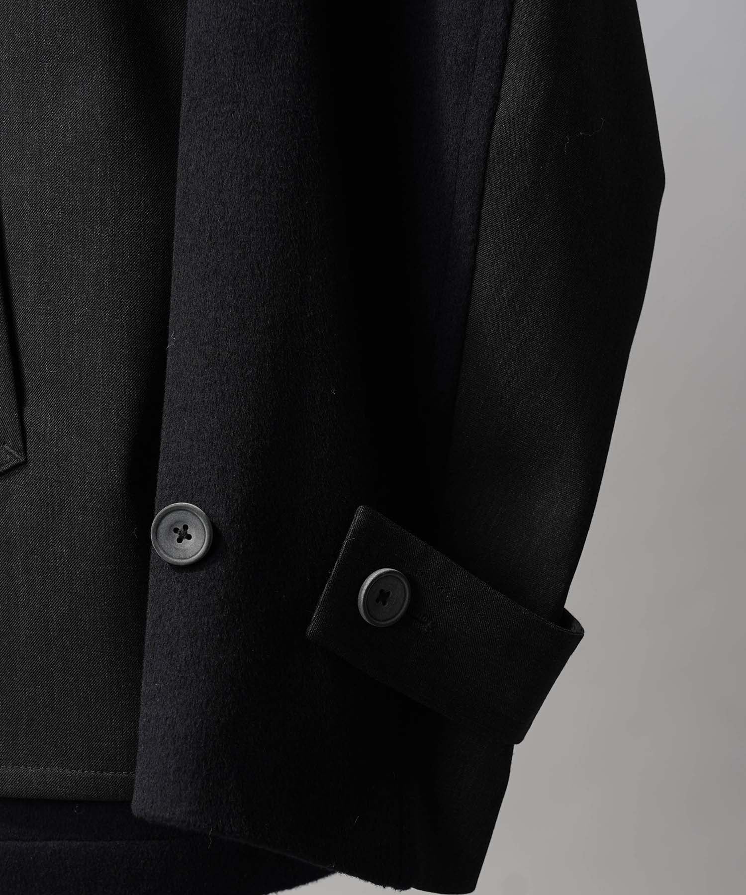 Layering Double Breasted Prime-Over Short Coat