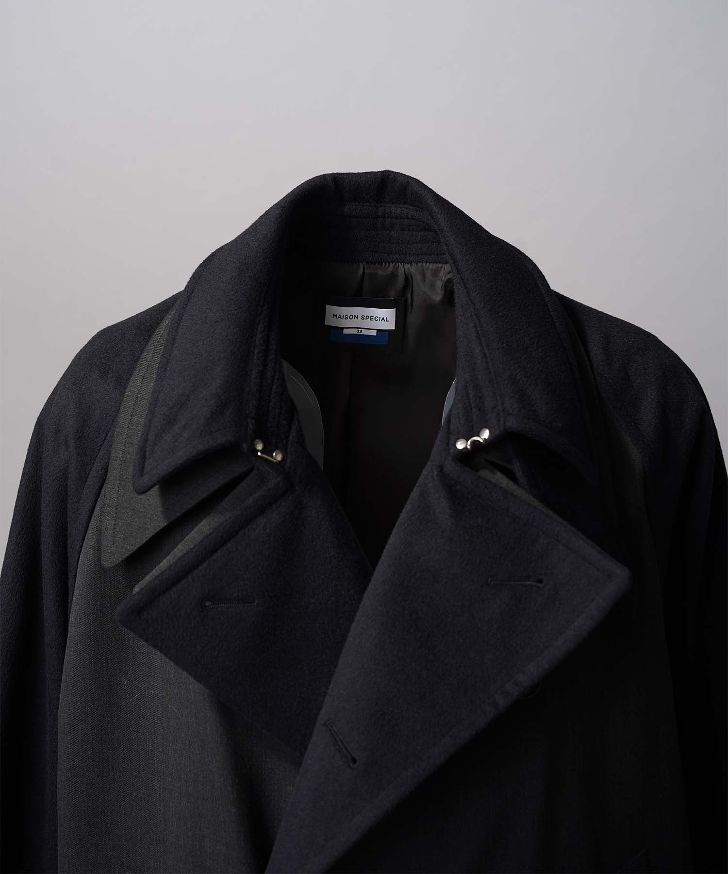 Layering Double Breasted Prime-Over Short Coat