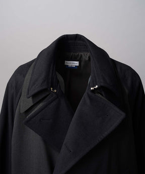 Layering Double Breasted Prime-Over Short Coat