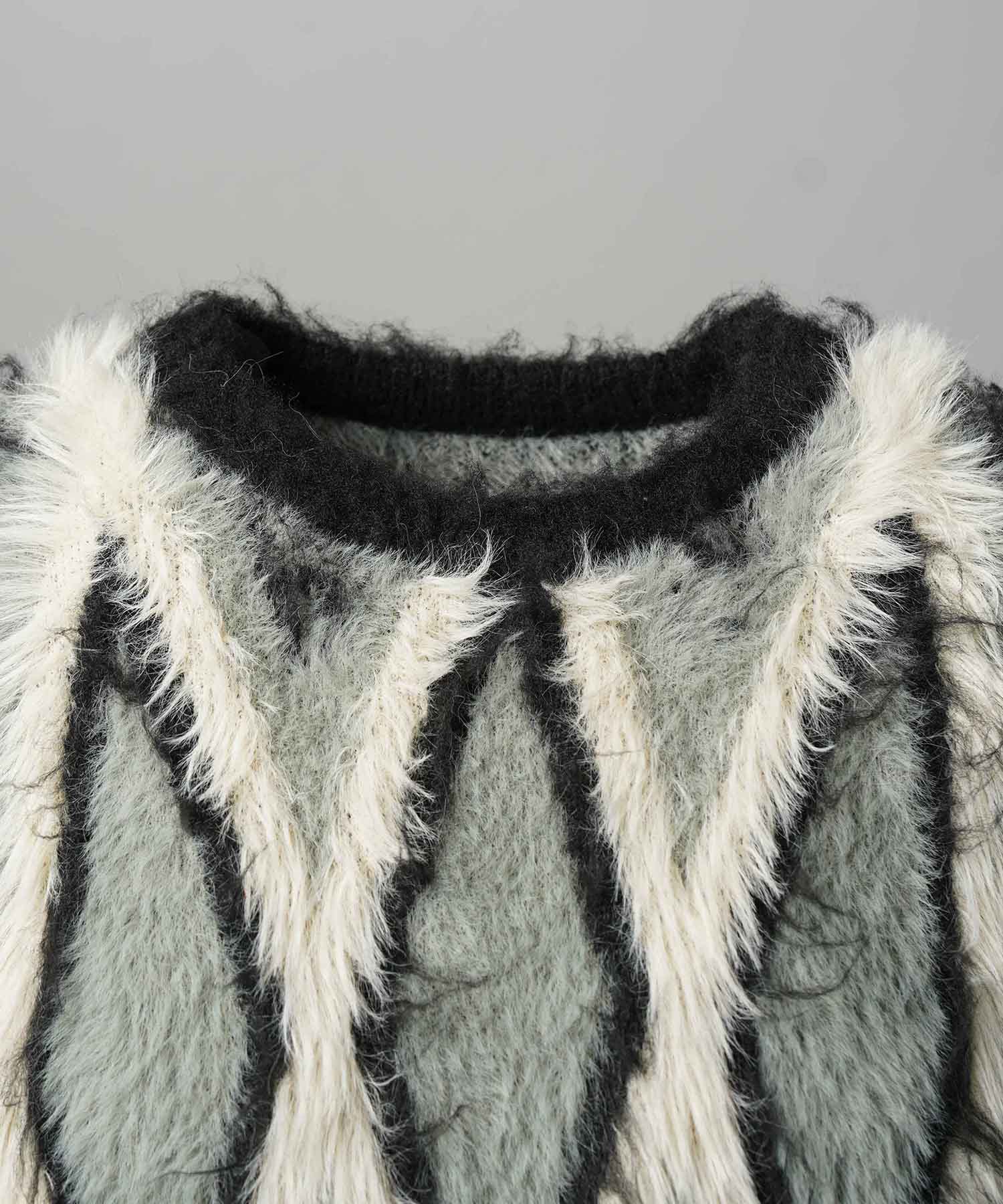 値下げ♡完売　新品　ella shaggy jacquard blouson 値下げ♡完売 新品 ella shaggy jacquard blouson DK28-07-H01