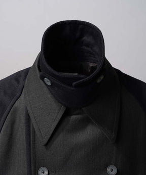 Layering Double Breasted Prime-Over Short Coat