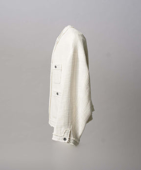 [25AW PRE-ORDER] Collarless Tweed Jacket