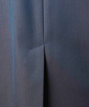 4种颜色Chambray可洗的羊毛峰峰翻领双胸夹克