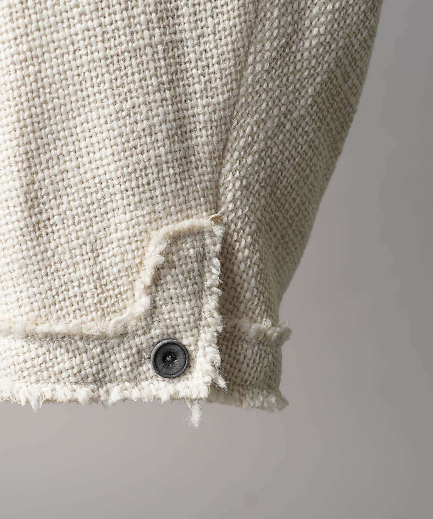 [25AW PRE-ORDER] Collarless Tweed Jacket