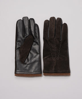 猪绒面革X山羊皮手套