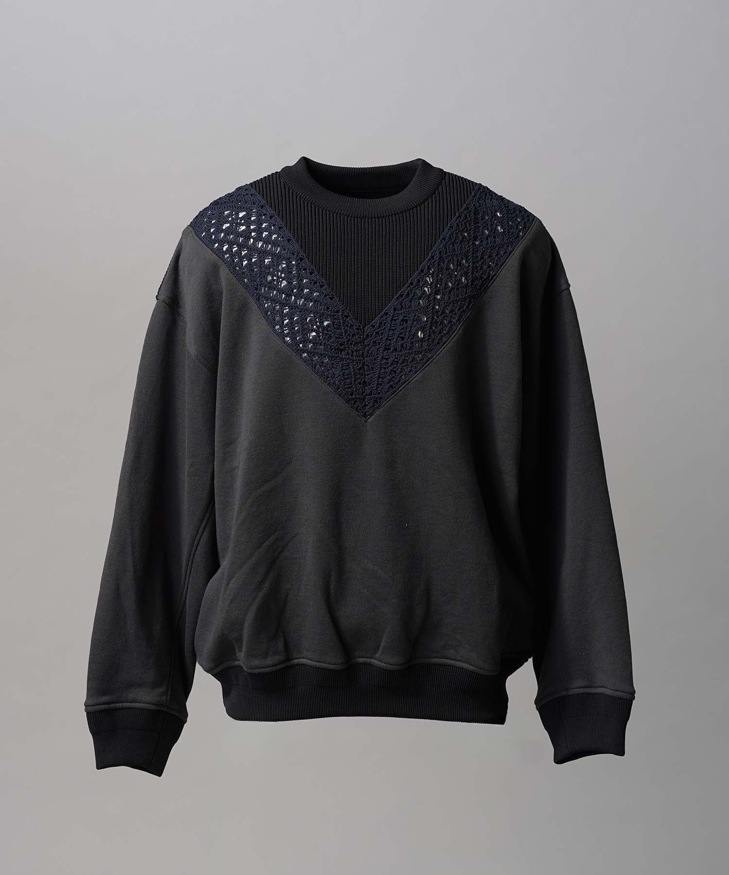 Gradation Short Length Prime-Over V-Neck Knit Pullover