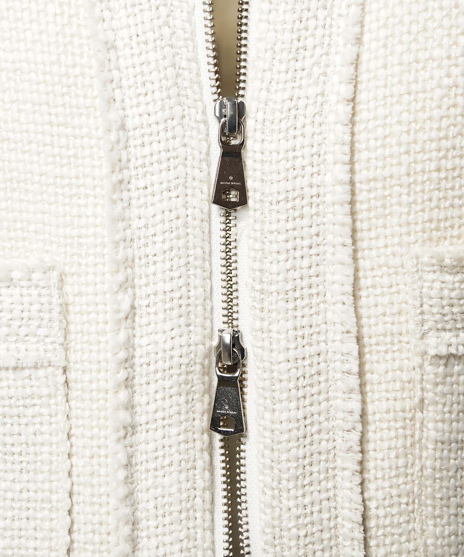 [25AW PRE-ORDER] Collarless Tweed Jacket